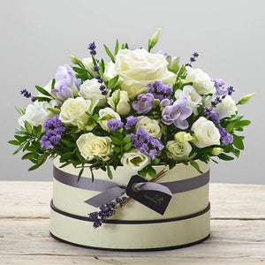 Lilac Hatbox and Goya’s Cake