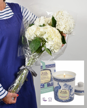 Load image into Gallery viewer, Hydrangea &amp; Julie Clarke Candle
