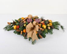 Load image into Gallery viewer, &#39;Barna Woods&#39; Christmas Table Centrepiece - Long
