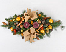 Load image into Gallery viewer, &#39;Barna Woods&#39; Christmas Table Centrepiece - Long
