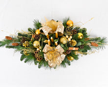 Load image into Gallery viewer, &#39;Copper &amp; Gold&#39; Christmas Table Centrepiece - Long
