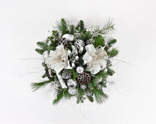 Load image into Gallery viewer, &#39;Silver Strand&#39; Christmas Table Centrepiece - Round
