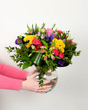 Load image into Gallery viewer, Colour Burst Fish Bowl Bouquet
