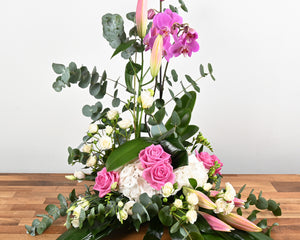 Orchid Arrangement in Pinks & Whites