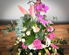 Load image into Gallery viewer, Orchid Arrangement in Pinks &amp; Whites
