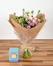 Load image into Gallery viewer, Pastels Posy &amp; a Luxury Julie Clarke Candle

