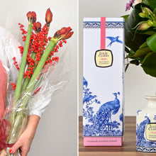 Load image into Gallery viewer, Red Velvet Amaryllis &amp; Winter Ilex Berries &amp; Julie Clarke Diffuser
